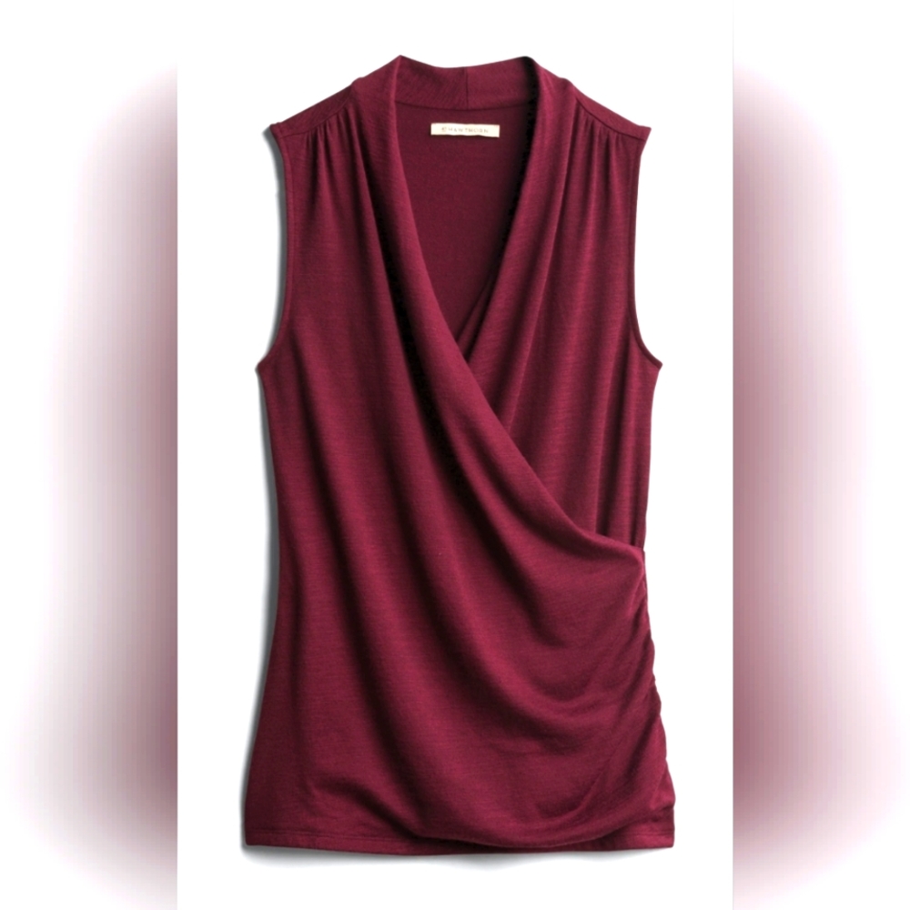 Ruched knit top